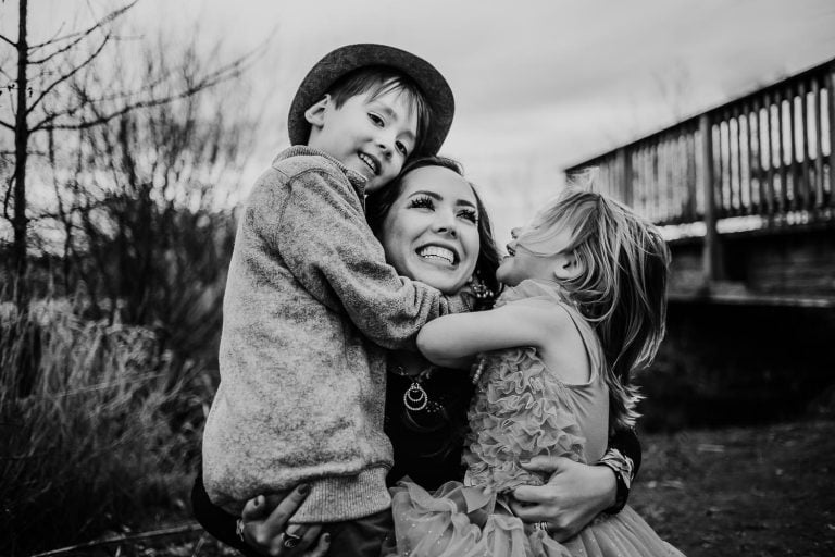 Outdoor Family Photography at Sunset | Northeast Portland