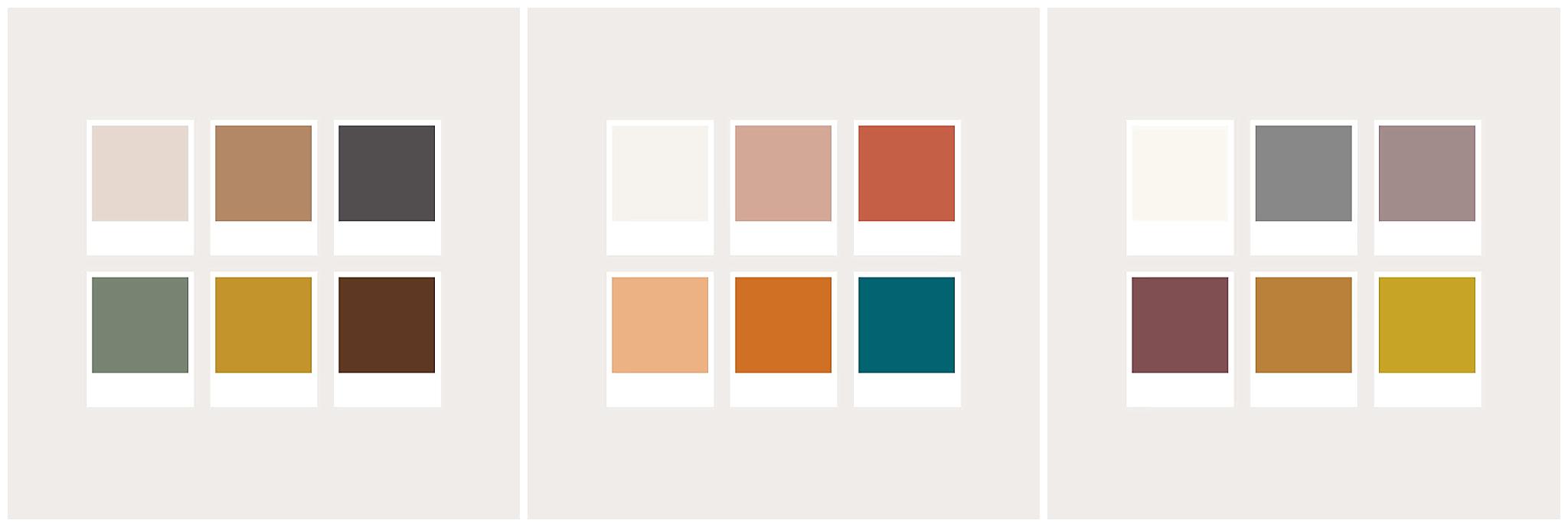 muted color schemes for family photos