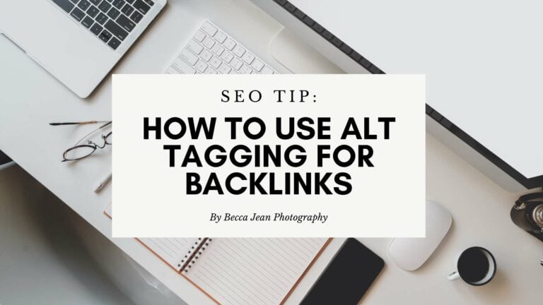 SEO Tip: How to Use Alt Tagging for Backlinks